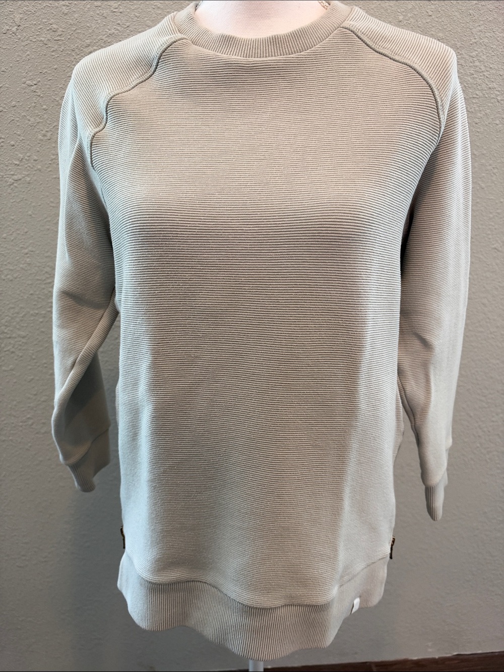 Varley Scoop-Neck Sweater in Light Taupe